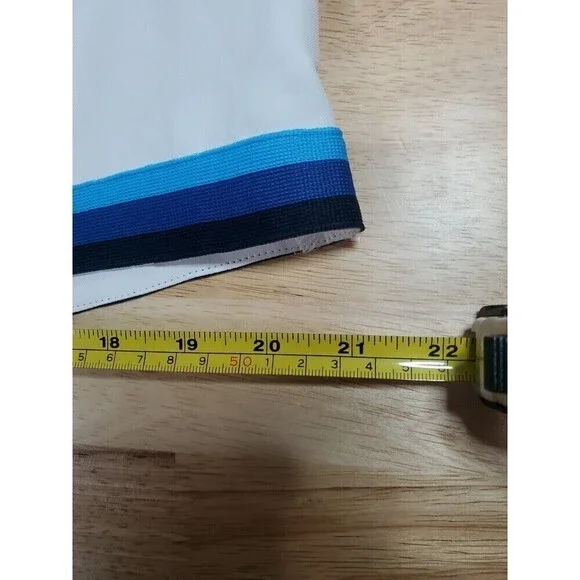 G/Fore Tux Stretch Twill Skort Snow/Blue Womens Golf Skirt Size 2